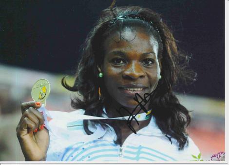 Amantle Montsho  Botswana  Leichtathletik Autogramm 13x18 cm Foto original signiert 
