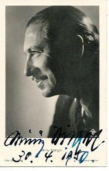 Willy Birgel † 1973  Film & TV  Autogrammkarte original signiert 
