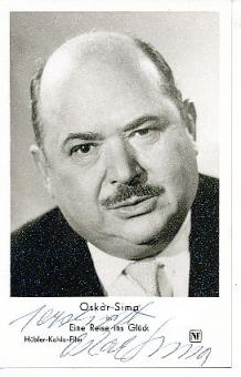 Oskar Sima † 1969  Film & TV  Autogrammkarte original signiert 