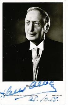 Hans Albers † 1960  Film & TV  Autogrammkarte original signiert 