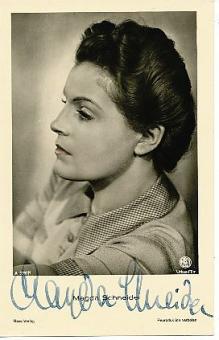 Magda Schneider † 1996  Film & TV  Autogrammkarte original signiert 