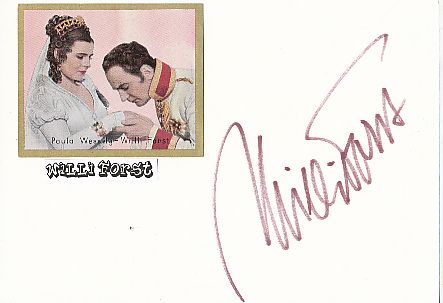 Willi Forst † 1980   Film & TV Autogramm Karte original signiert 