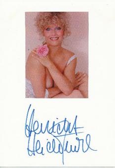 Heidi Brühl † 1991  Musik & Film & TV Autogramm Karte original signiert 