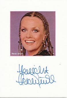 Heidi Brühl † 1991  Musik & Film & TV Autogramm Karte original signiert 