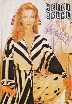 Heidi Brühl † 1991 Musik & Film & TV  Autogrammkarte original signiert 