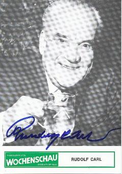 Rudolf Carl † 1987   Film & TV  Autogrammkarte original signiert 