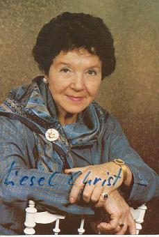 Liesel Christ † 1986  Film & TV  Autogrammkarte original signiert 