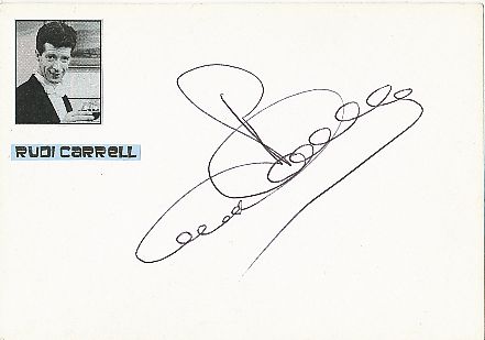 Rudi Carrell † 2006  Film & TV Autogramm Karte original signiert 