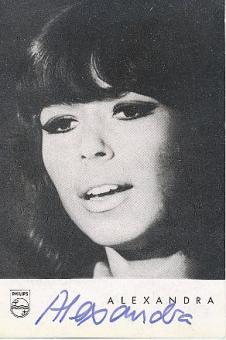 Alexandra † 1969  Musik  Autogrammkarte original signiert 