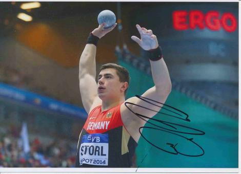 David Storl  Deutschland  Leichtathletik Autogramm 13x18 cm Foto original signiert 