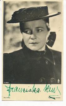 Franziska Kinz † 1980 Film & TV  Autogrammkarte original signiert 
