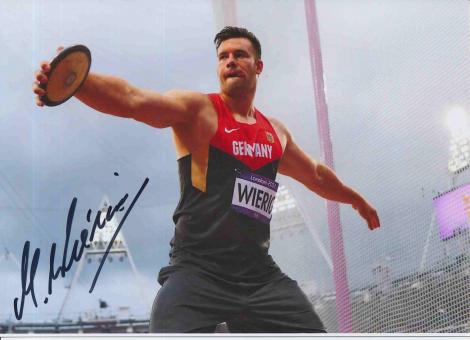Martin Wierig  Deutschland  Leichtathletik Autogramm 13x18 cm Foto original signiert 