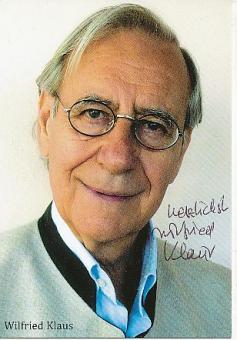 Wilfried Klaus  Film & TV  Autogrammkarte original signiert 