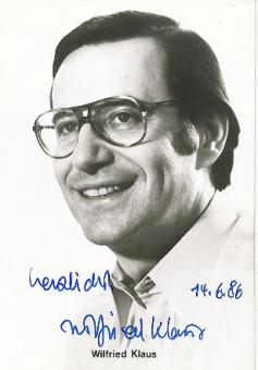 Wilfried Klaus  Film & TV  Autogrammkarte original signiert 