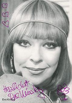 Eva Kinsky † 2000   Film & TV  Autogrammkarte original signiert 