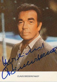 Claus Biederstaedt  † 2220  Film & TV  Autogrammkarte original signiert 