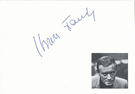 Horst Frank † 1999   Film & TV Autogramm Karte original signiert 