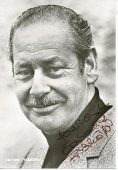 Gerhard Frickhöffer † 1980  Film & TV  Autogrammkarte original signiert 