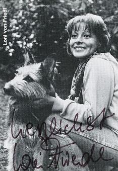 Loni von Friedl  Film & TV  Autogrammkarte original signiert 
