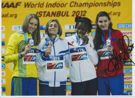 Anna Chicherova  Rußland  Leichtathletik Autogramm 13x18 cm Foto original signiert 