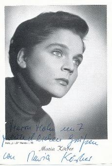 Maria Körber  † 2018  Film & TV  Autogrammkarte original signiert 