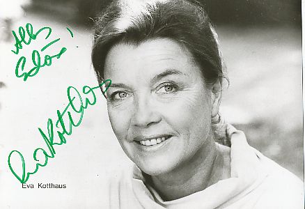 Eva Kotthaus  Film & TV  Autogrammkarte original signiert 