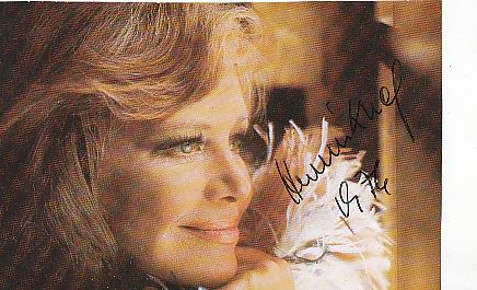 Hildegard Knef † 2002  Film & TV  Autogrammkarte original signiert 