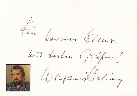 Wolfgang Kieling  † 1985   Film & TV Autogramm Karte original signiert 