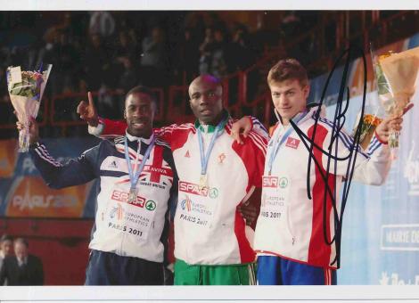 Christophe Lemaitre  Frankreich  Leichtathletik Autogramm 13x18 cm Foto original signiert 