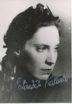 Elisabeth Ortner Kallina † 2004  Österreich  Film & TV  Autogramm Foto original signiert 