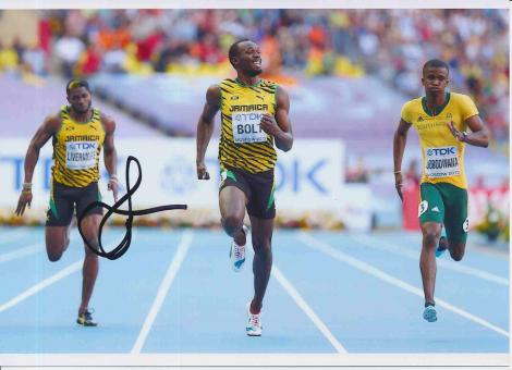 Anaso Jobodwana  Südafrika   Leichtathletik Autogramm 13x18 cm Foto original signiert 