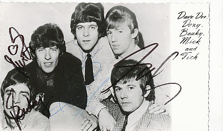 Dave Dee, Dozy, Beaky, Mick & Tich   Musik  Autogrammkarte original signiert 