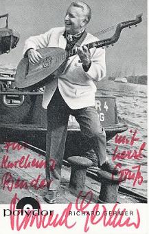 Richard Germer † 1993   Musik  Autogrammkarte original signiert 