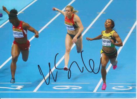 Verena Sailer  Deutschland  Leichtathletik Autogramm 13x18 cm Foto original signiert 