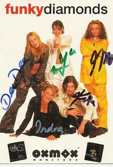 Funky Diamonds  Musik  Autogrammkarte original signiert 