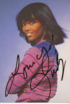 Judy Cheeks  USA  Musik  Autogrammkarte original signiert 