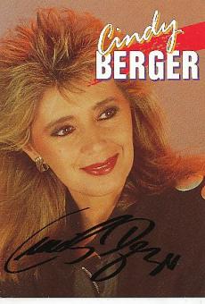Cindy Berger   Musik  Autogrammkarte original signiert 