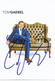 Tom Gaebel   Musik  Autogrammkarte original signiert 