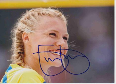 Emma Green  Schweden  Leichtathletik Autogramm 13x18 cm Foto original signiert 