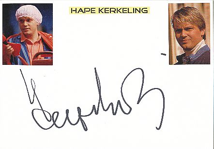 Hape Kerkeling   Film & TV Autogramm Karte original signiert 