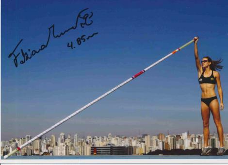 Fabiana Murer  Brasilien  Leichtathletik Autogramm 13x18 cm Foto original signiert 