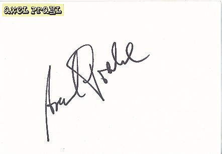 Axel Prahl   Film & TV Autogramm Karte original signiert 