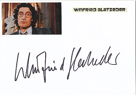 Winfried Glatzeder  Film & TV Autogramm Karte original signiert 