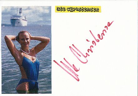 Ute Christensen  Film & TV Autogramm Karte original signiert 