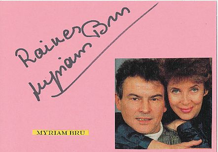 Myriam Bru  Film & TV Autogramm Karte original signiert 