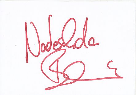 Nadeshda Brennicke  Film & TV Autogramm Karte original signiert 