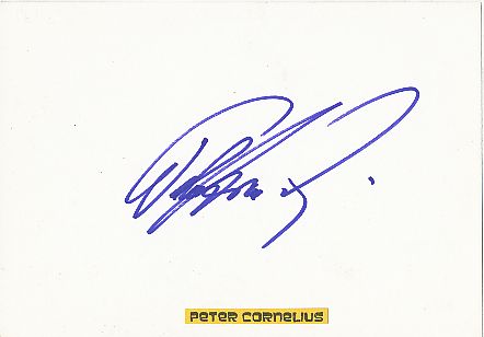 Peter Cornelius  Musik  Autogramm Karte original signiert 