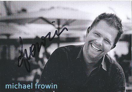 Michael Frowin   Film & TV  Autogrammkarte original signiert 