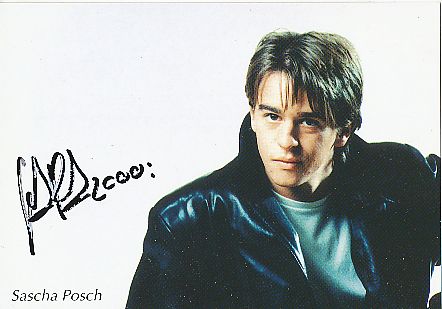 Sascha Posch   Film & TV  Autogrammkarte original signiert 