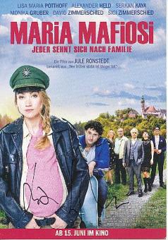 Lisa Maria Potthoff   Maria Mafiosi  Film & TV  Autogrammkarte original signiert 